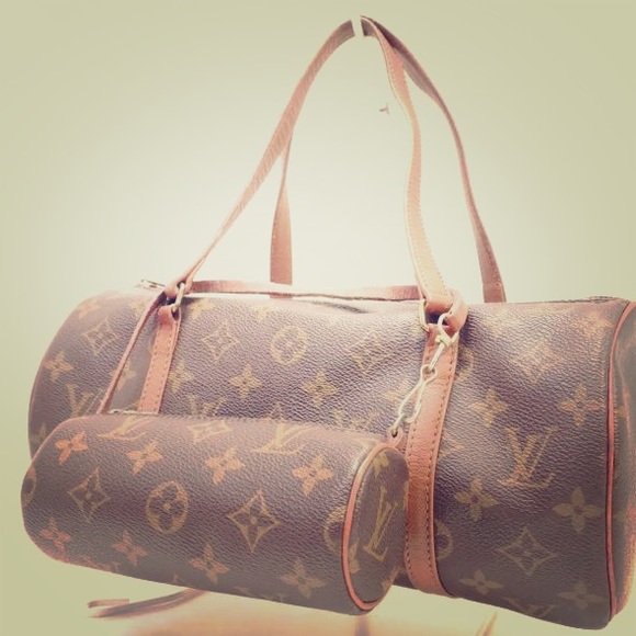 PRE-OWNED LOUIS VUITTON VINTAGE MONOGRAM PAPILLON - Picture 1 of 8